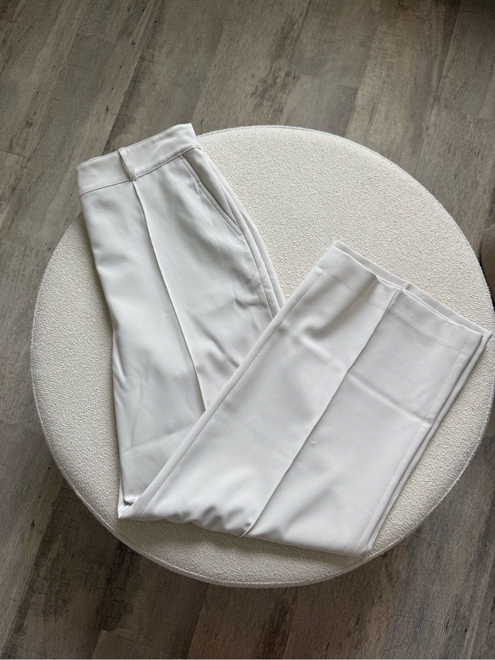 SPANX White Trousers wide leg
